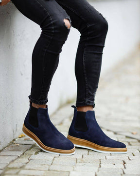 Luxury Chelsea Suede Boots