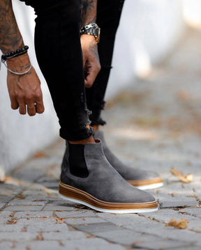 Luxury Chelsea Suede Boots