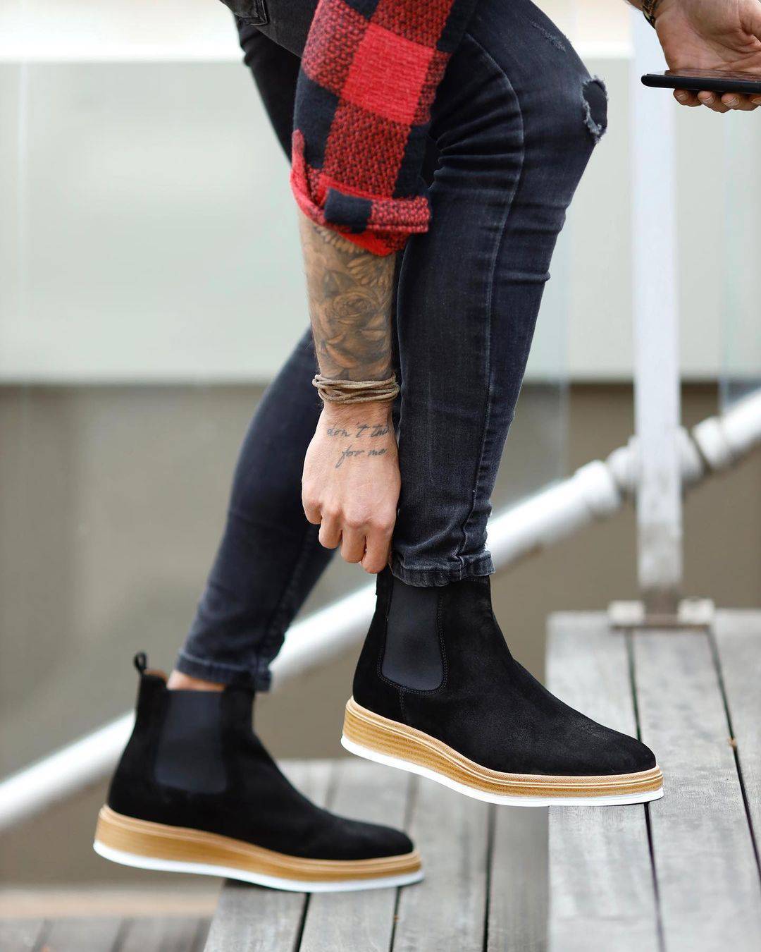 Luxury Chelsea Suede Boots