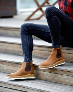 Luxury Chelsea Suede Boots