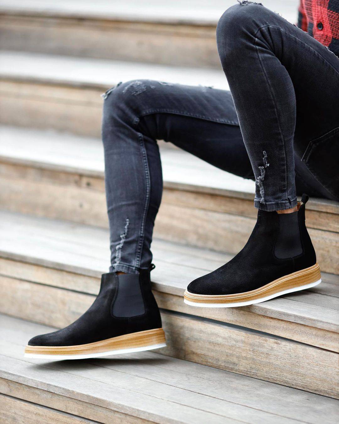 Luxury Chelsea Suede Boots