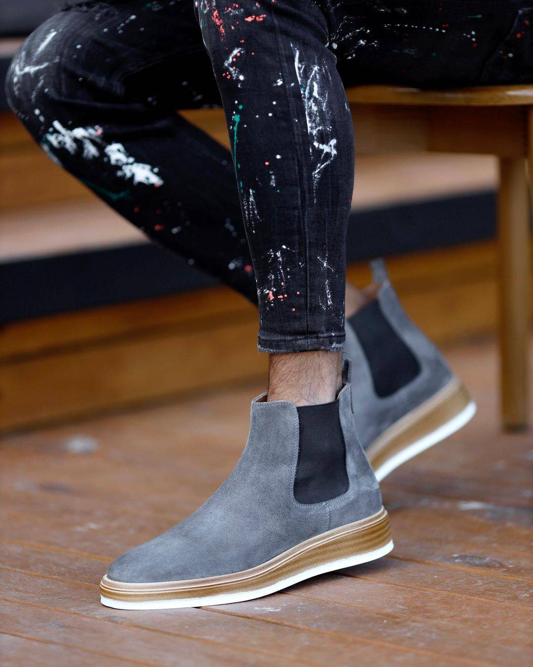 Luxury Chelsea Suede Boots