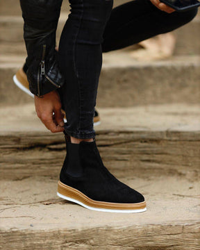 Luxury Chelsea Suede Boots