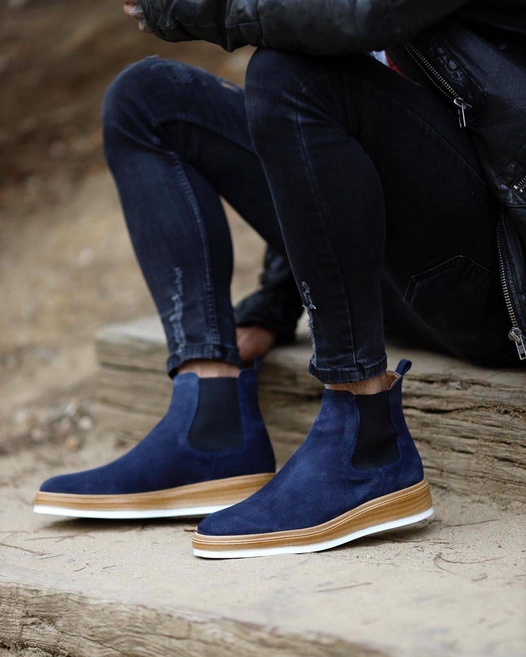 Luxury Chelsea Suede Boots