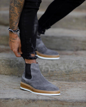 Luxury Chelsea Suede Boots