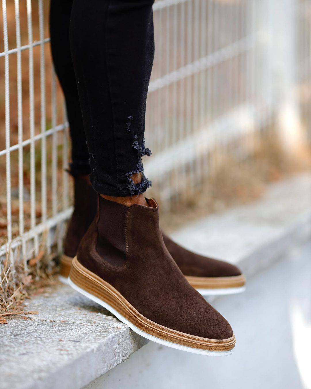 Luxury Chelsea Suede Boots