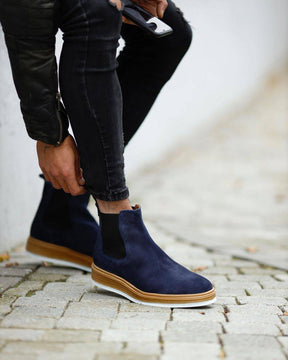 Luxury Chelsea Suede Boots