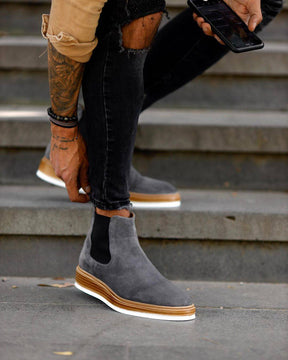 Luxury Chelsea Suede Boots