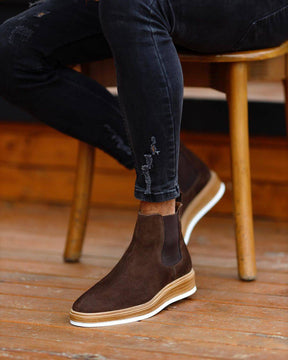 Luxury Chelsea Suede Boots