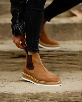 Luxury Chelsea Suede Boots