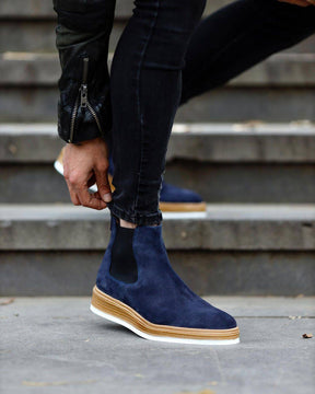 Luxury Chelsea Suede Boots