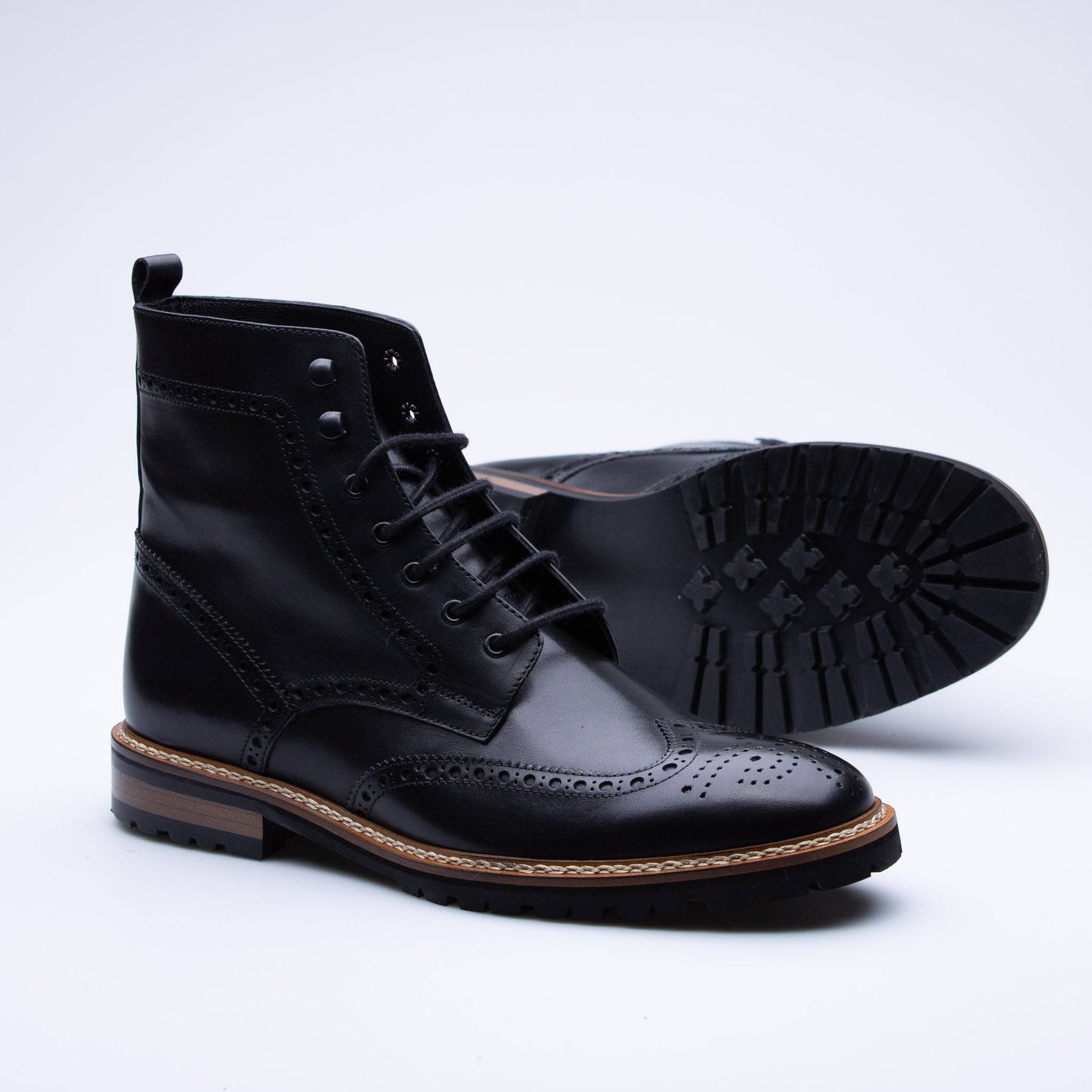 Premium Lace - up Chelsea Boots