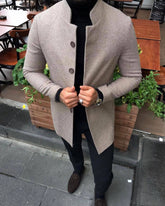 Slim Fit Cashmere Coat