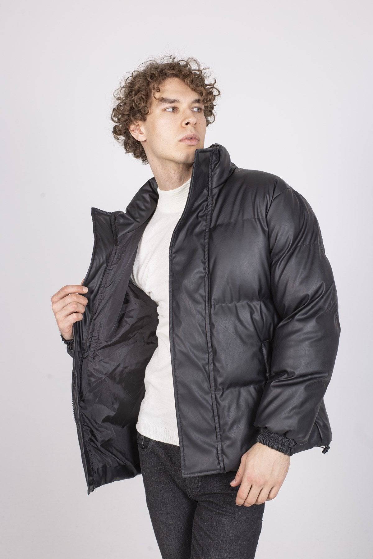 Casual Inflatable Leather Jacket