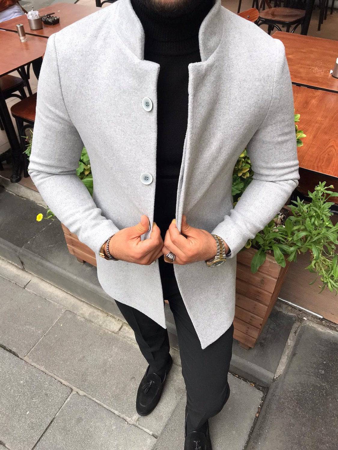 Slim Fit Cashmere Coat