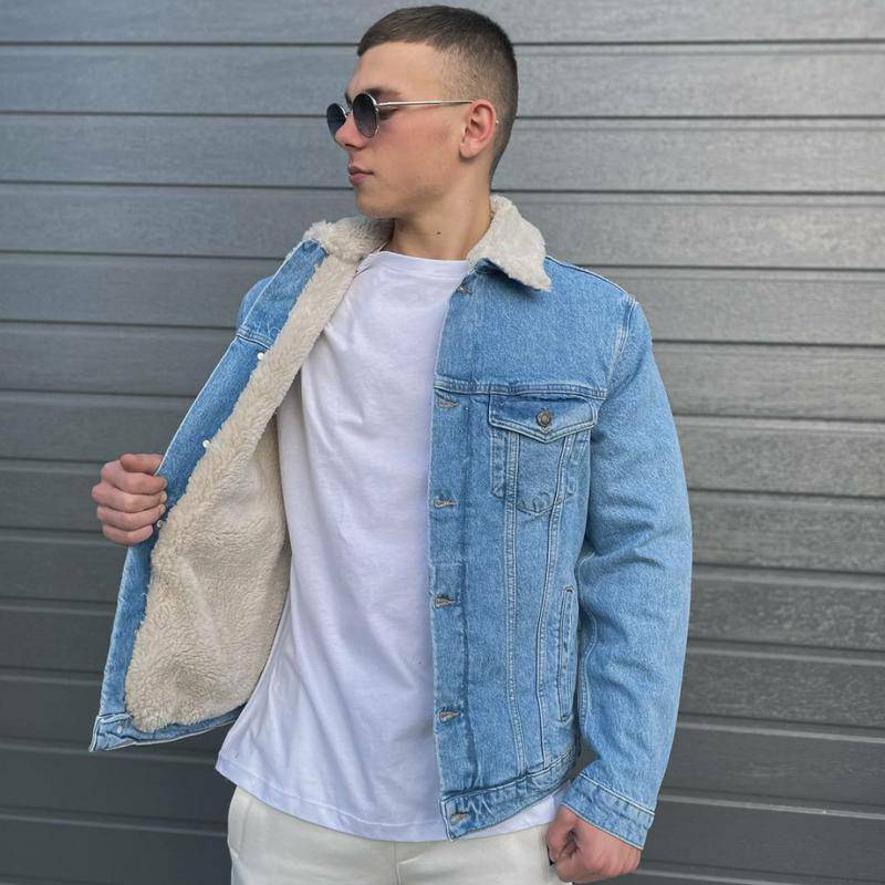 Premium Fur Denim Jacket