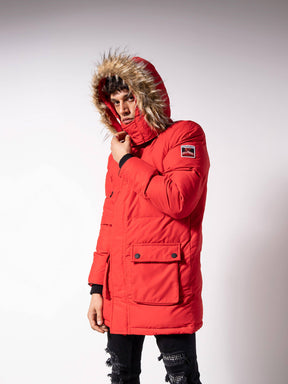 Red Parka Jacket 4750