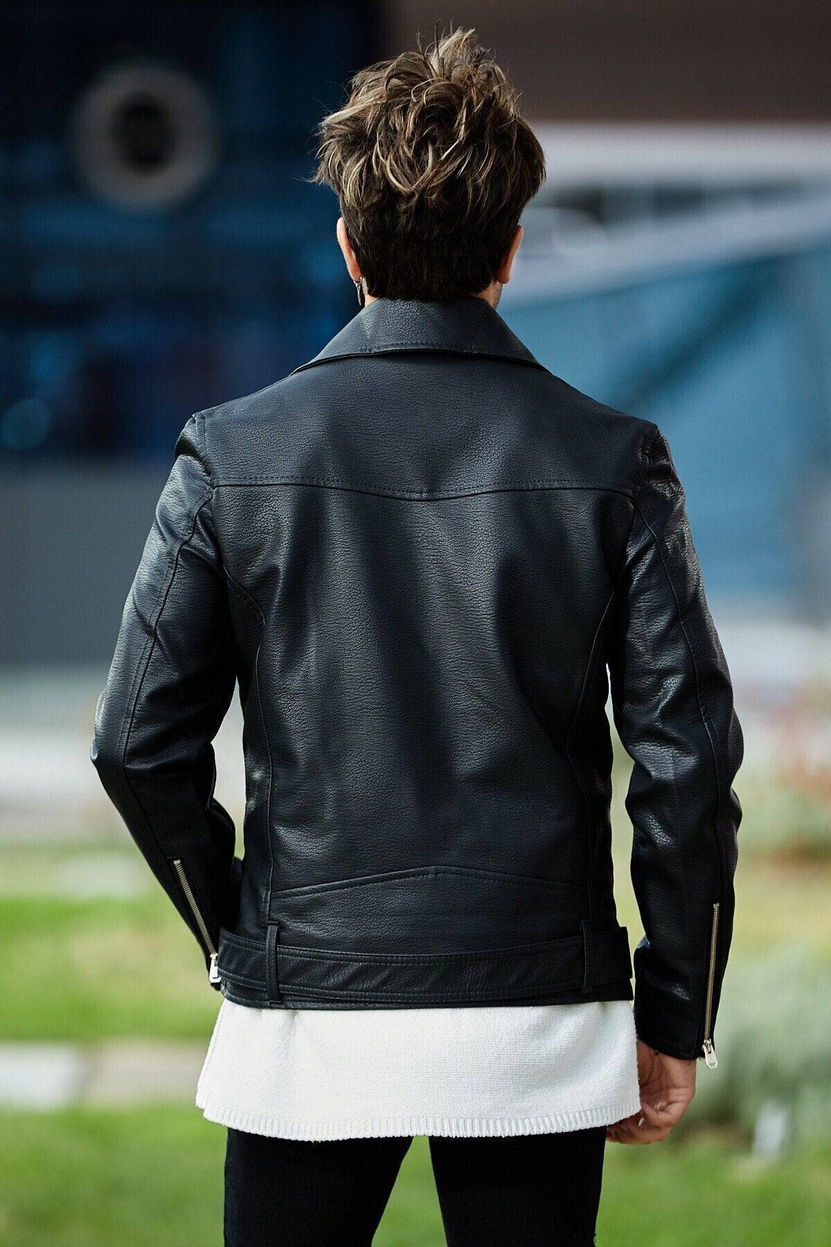 Trendy Genuine Leather Jacket