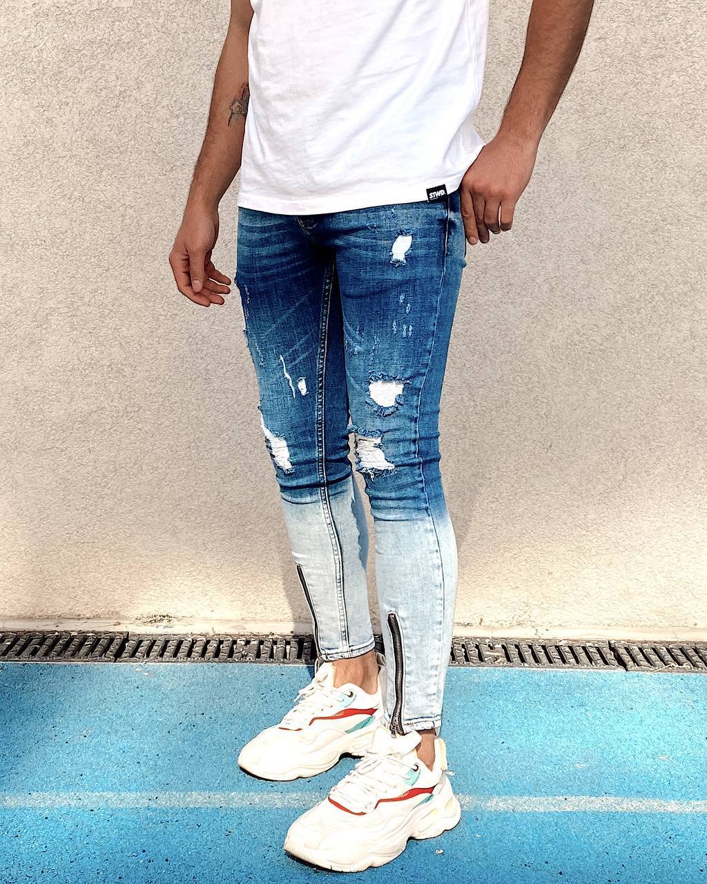 Premium Modern Ripped Jeans