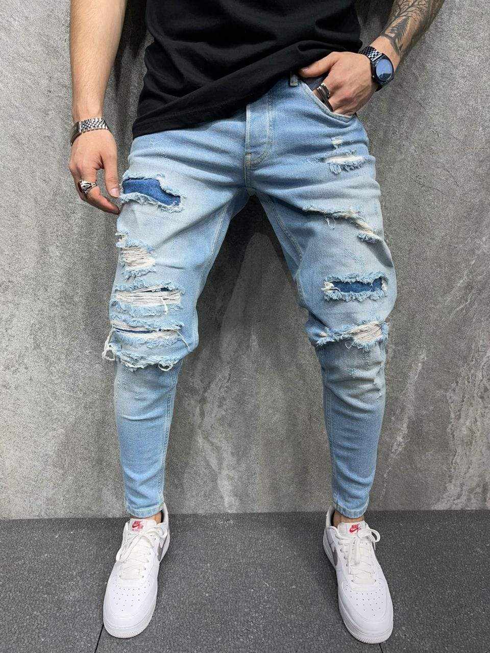 Street Ripped Jeans