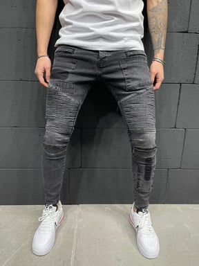 Slim Fit Gray Jeans - Manchinni®