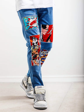 Comic Books Blue Jeans - Manchinni®