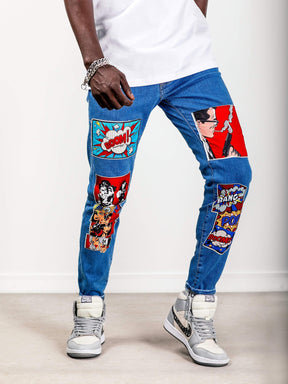 Comic Books Blue Jeans - Manchinni®