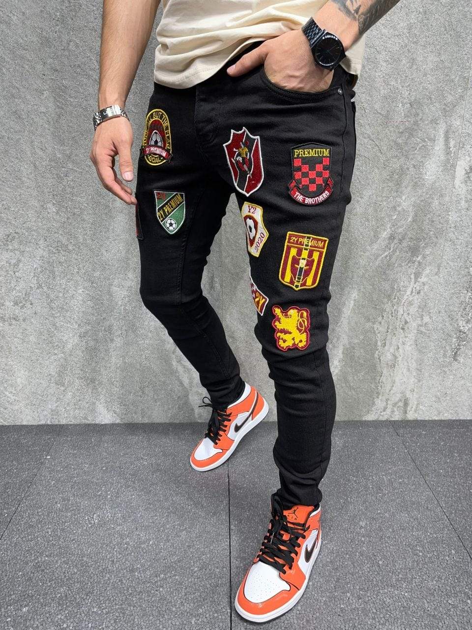 Premium Full Sticker Jeans