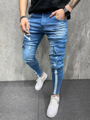 Premium Skull Cargo Jeans