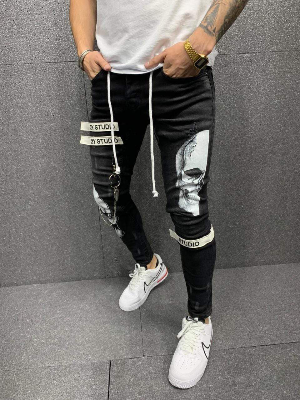 Skull Fashion Jeans - Manchinni®