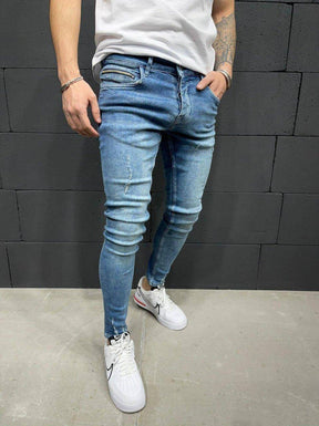 Slim Fit Ice Blue Jeans - Manchinni®