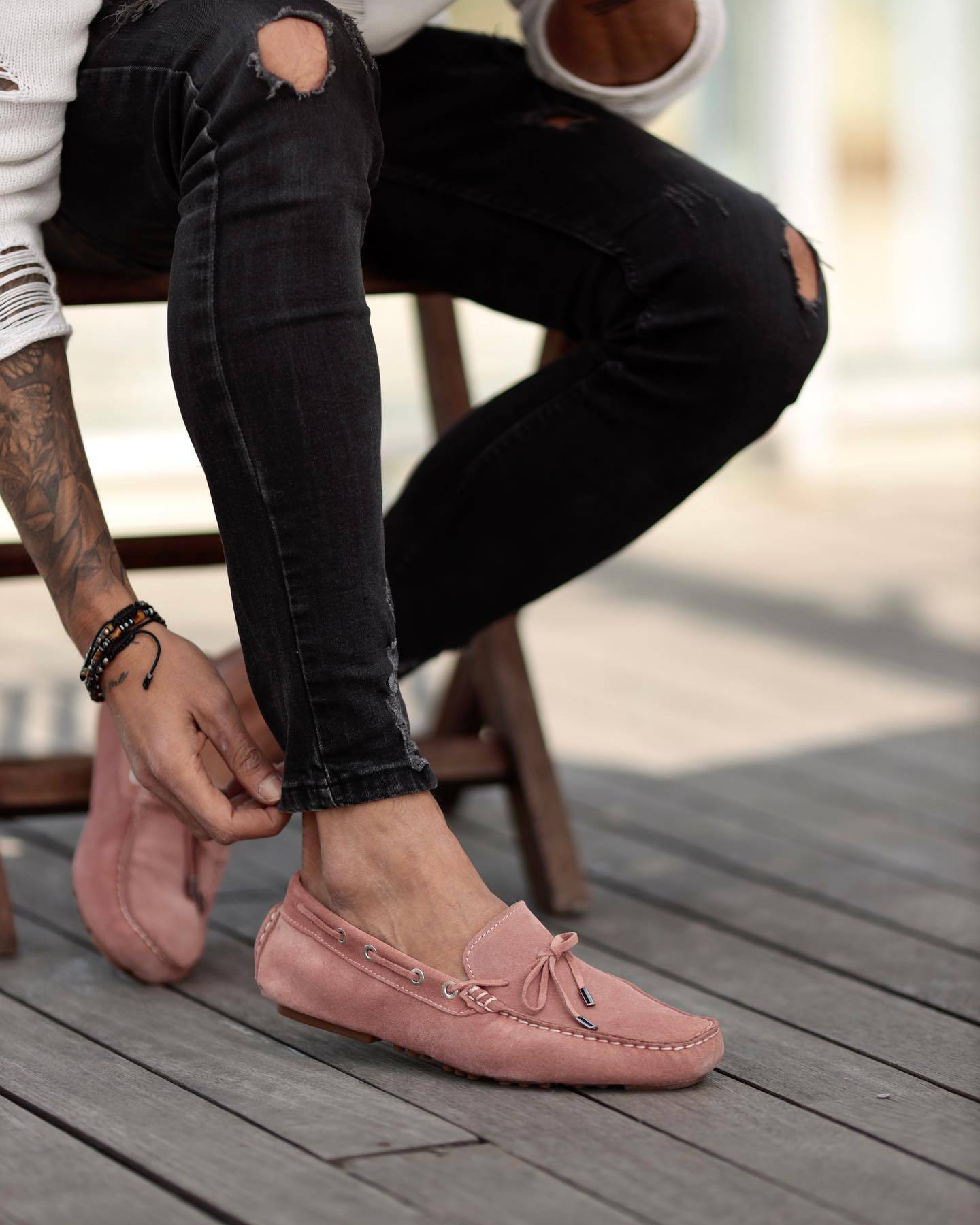 Premium Genuine Suede Moccasins