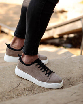 Premium Suede Lace - up Sneakers