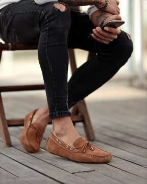 Premium Genuine Suede Moccasins