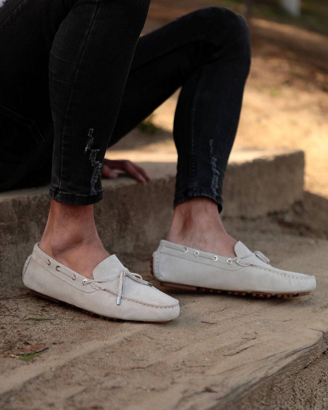 Premium Genuine Suede Moccasins