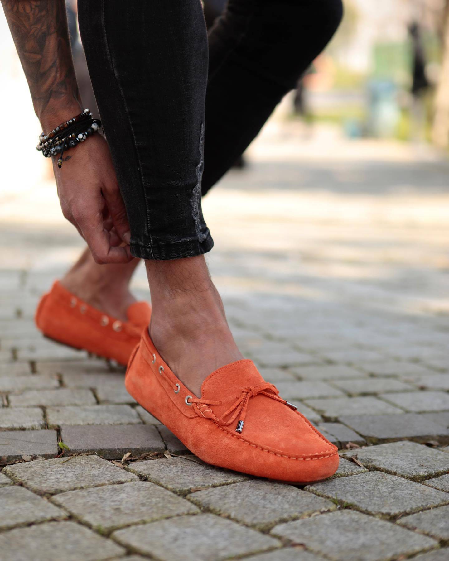 Premium Genuine Suede Moccasins