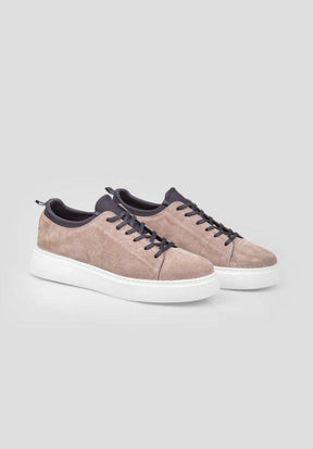 Premium Suede Lace - up Sneakers