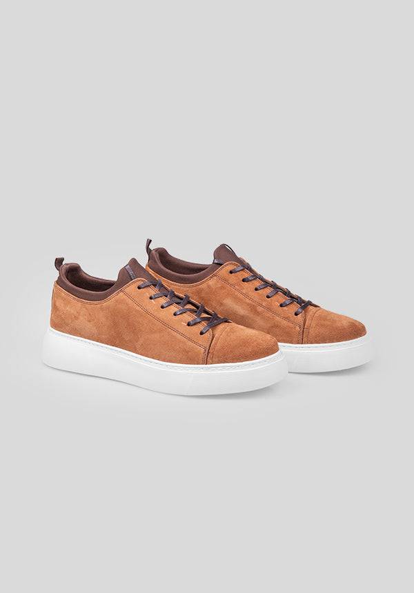 Premium Suede Lace - up Sneakers