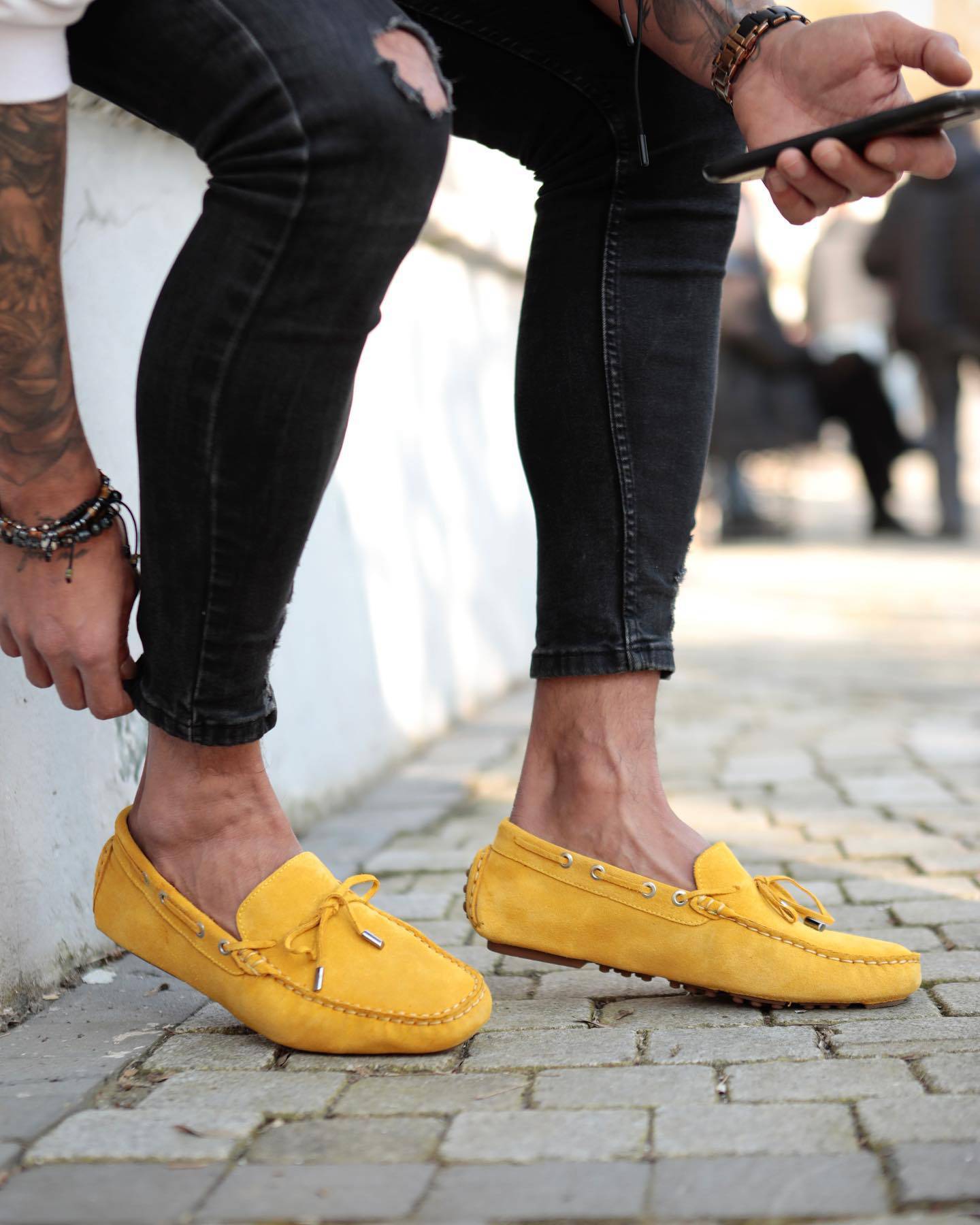 Premium Genuine Suede Moccasins