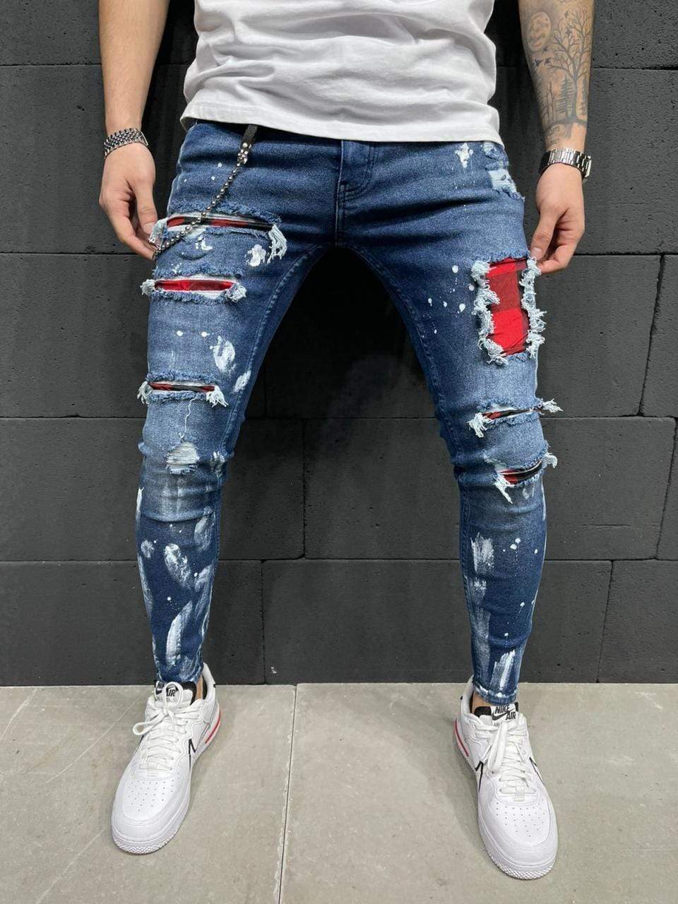 Premium Patch Jeans - Manchinni®