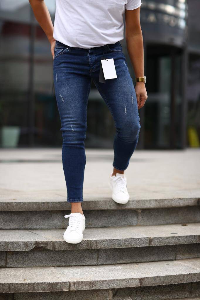 Casual Skinny Ripped Jeans