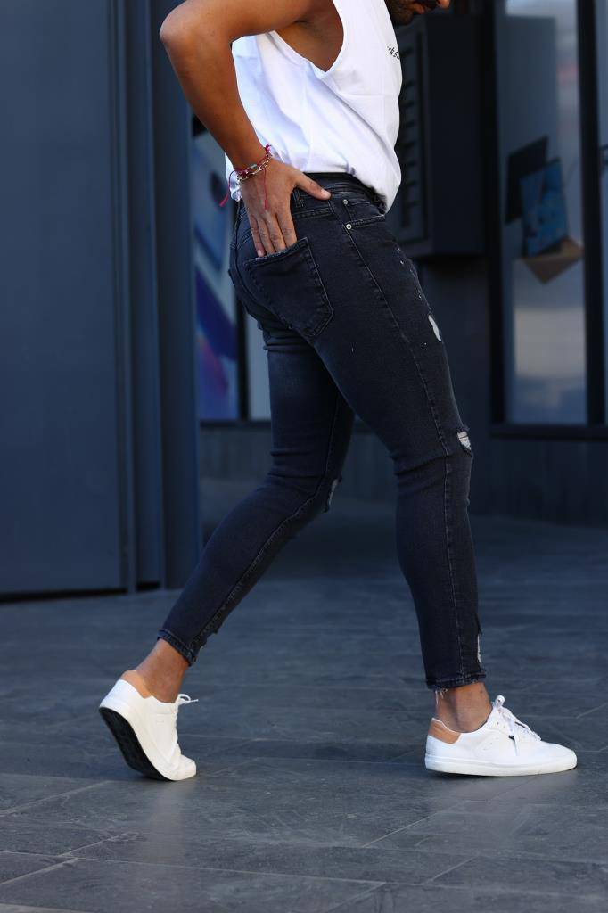 Casual Skinny Ripped Jeans