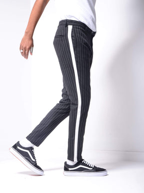 Striped Ankle Pants