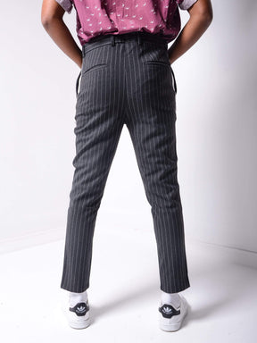 Striped Ankle Pants