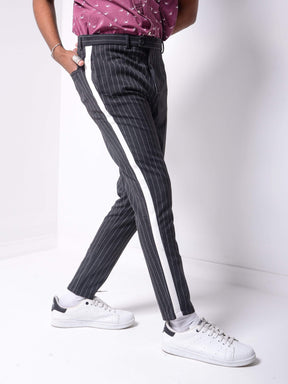 Striped Ankle Pants