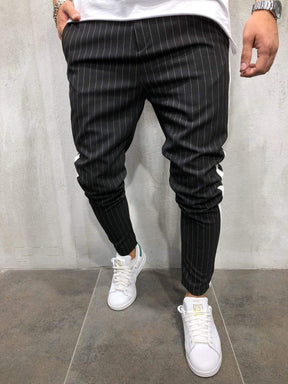 Striped Ankle Pants Streetwear - Manchinni®