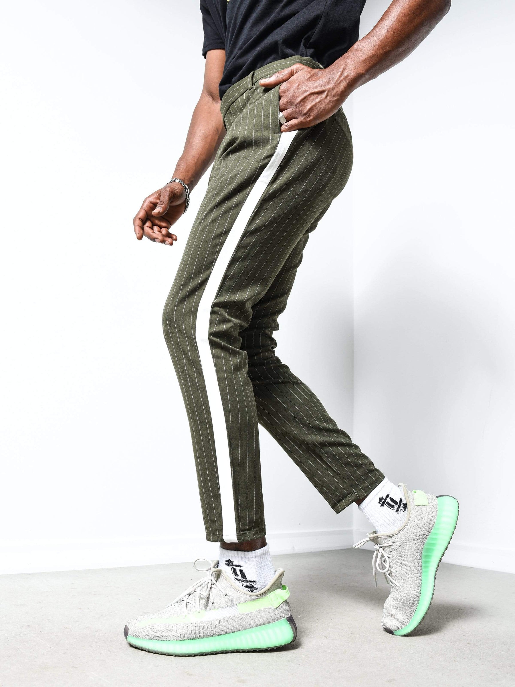 Striped Ankle Pants Streetwear - Manchinni®