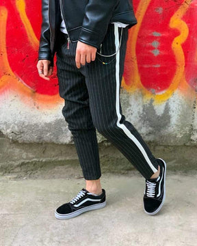 Striped Ankle Pants Streetwear - Manchinni®