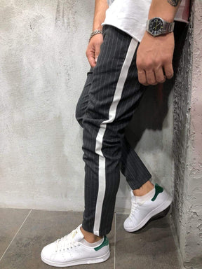 Striped Ankle Pants Streetwear - Manchinni®