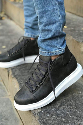 High Sole Lace-up Sneakers - Manchinni®